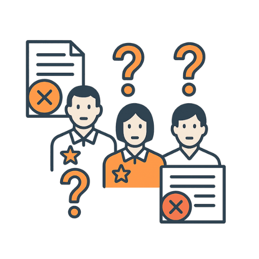 Mismatch in expertise / inconsistent quality