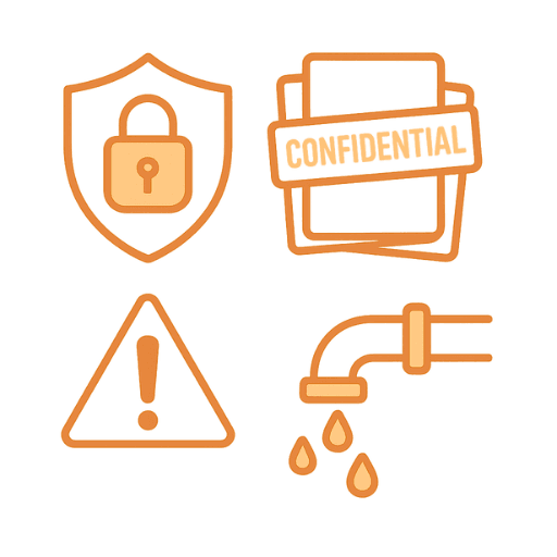 Confidentiality and data leakage risk